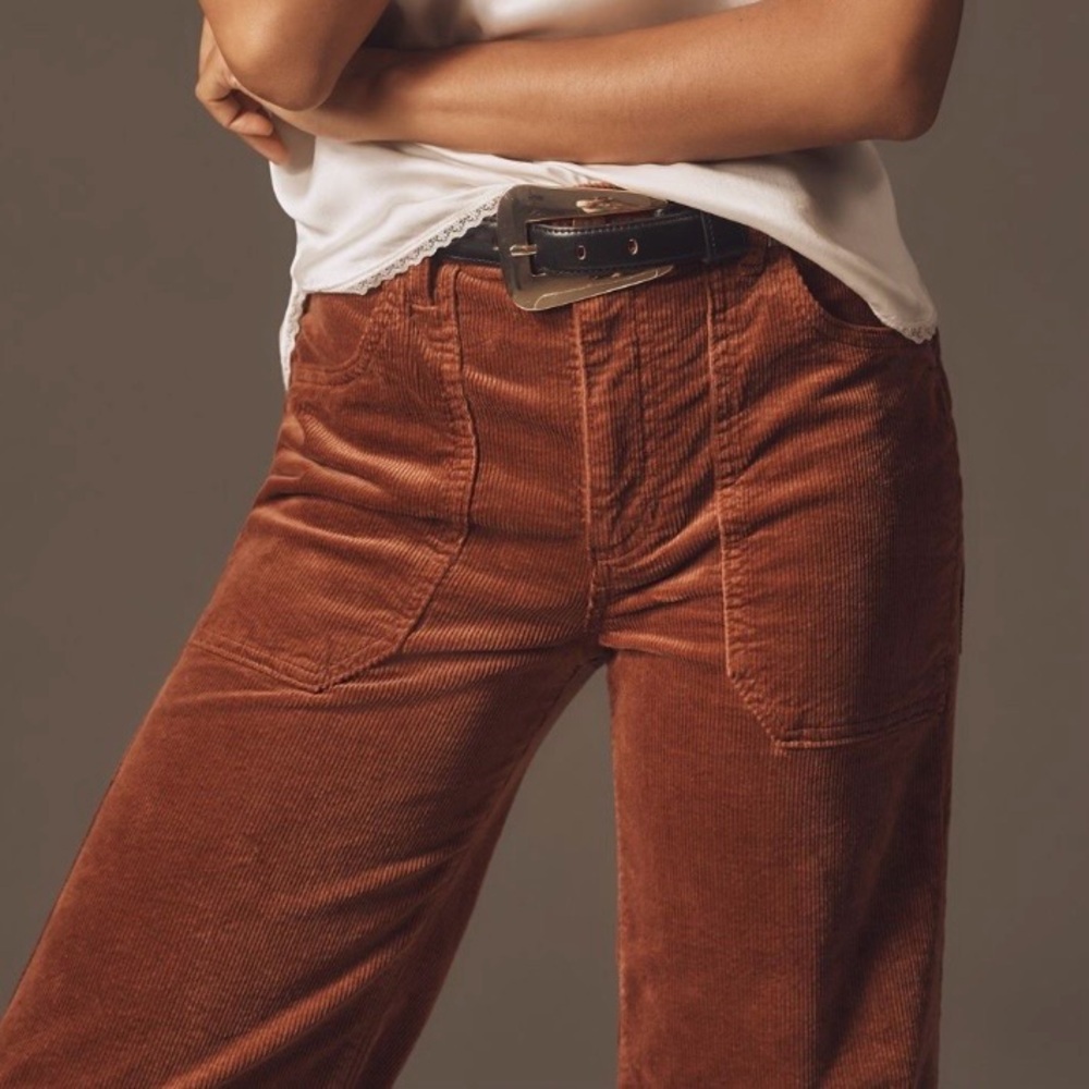 The Rylan High-Rise Flare Jeans by Pilcro: Corduroy Edition NWT - Picture 3 of 3
